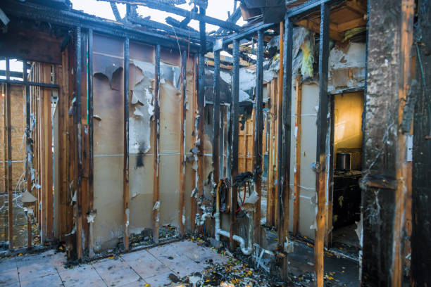 Professional Soot Cleanup technician working in Milford, NJ